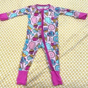 Little Sleepies Zipie - size 3-6mos
